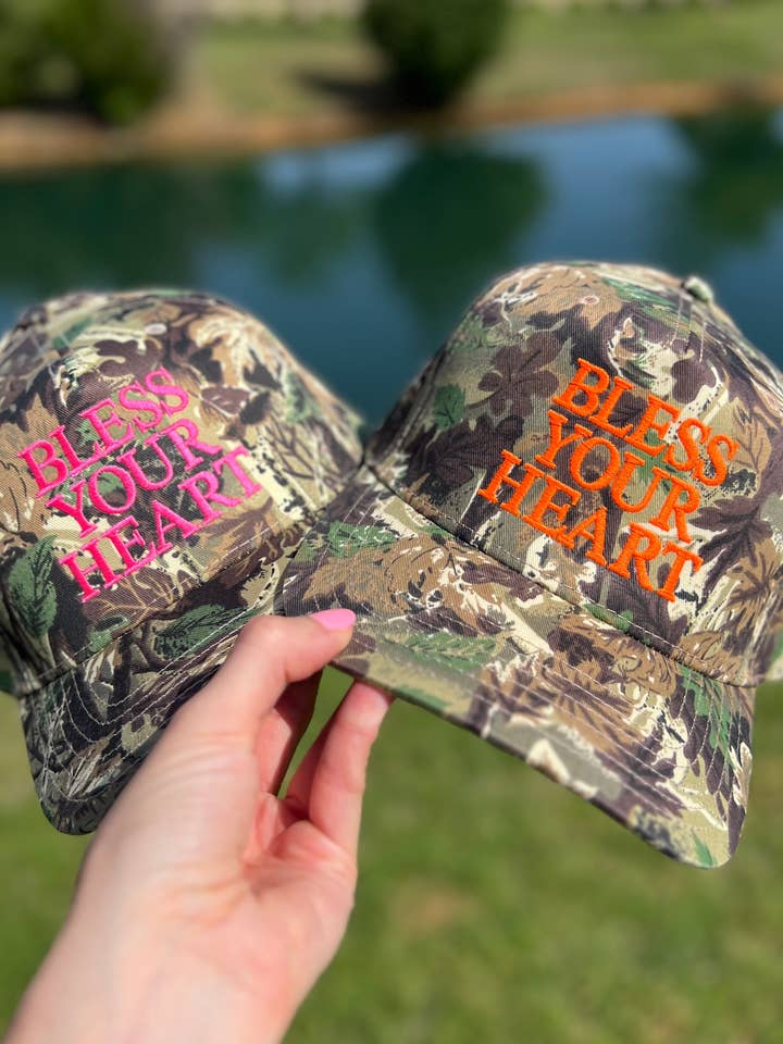 Bless Your Heart - Camo for wholesale by Silly Goose Truckers