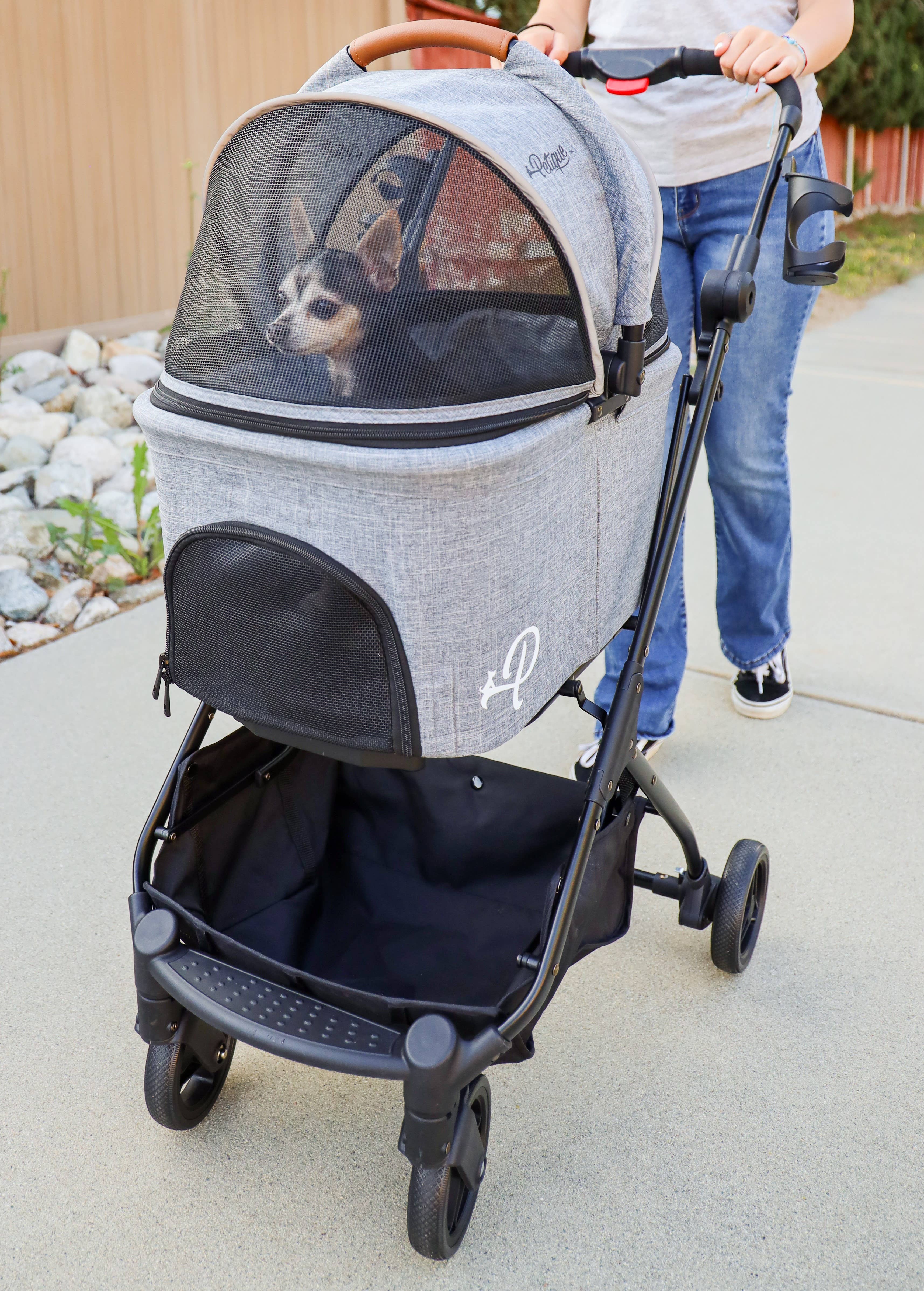 Only An Ocean Europe – wholesale Transportbur – Katt och hund – Petique 3-i-1 resesulky för husdjur med tri-fold design24