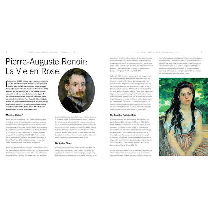 Simon & Schuster - Wholesale Arts & Entertainment Book - Pierre-Auguste Renoir Masterpieces of Art by Dr Julian Beecroft1