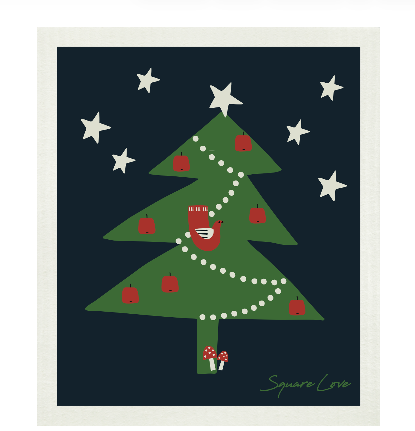 Square Love - Wholesale Dishcloth - Noel Swedish Dishcloth1