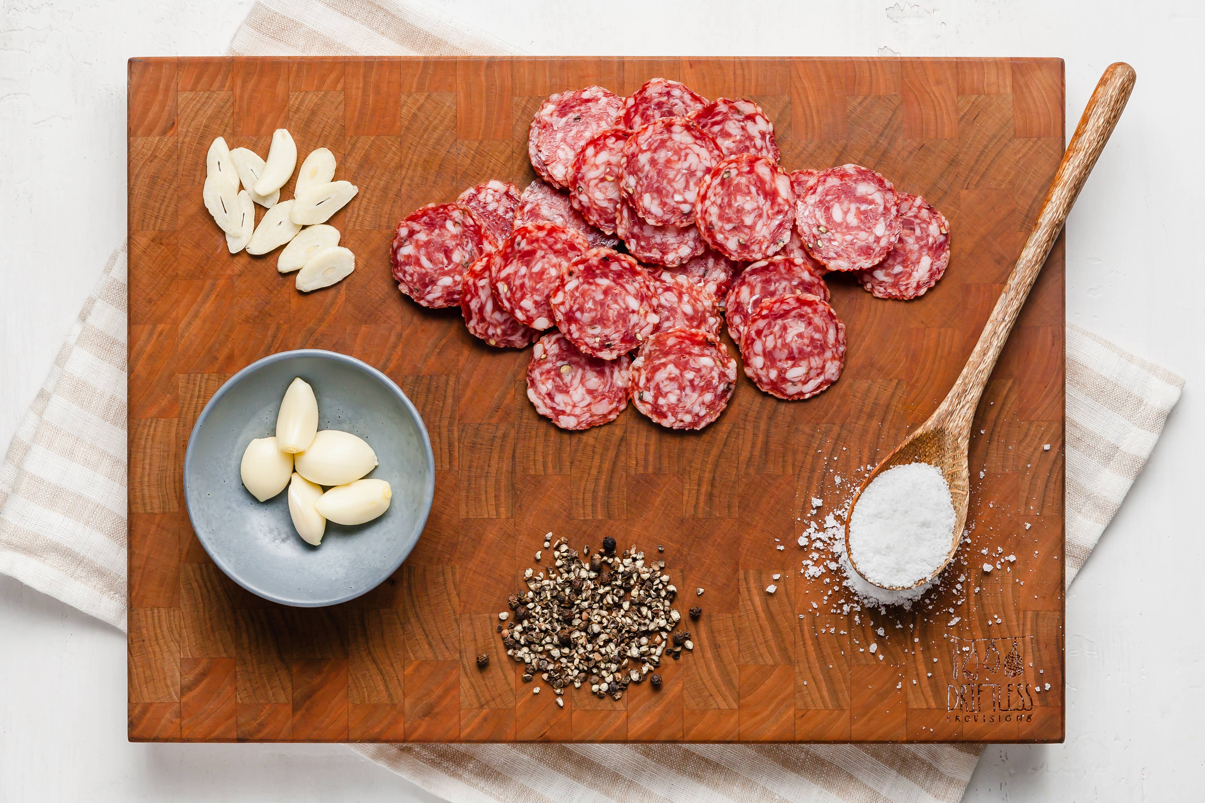 Driftless Provisions - Wholesale Salami - Pre-Sliced Saucisson Sec Salami - 3.oz1