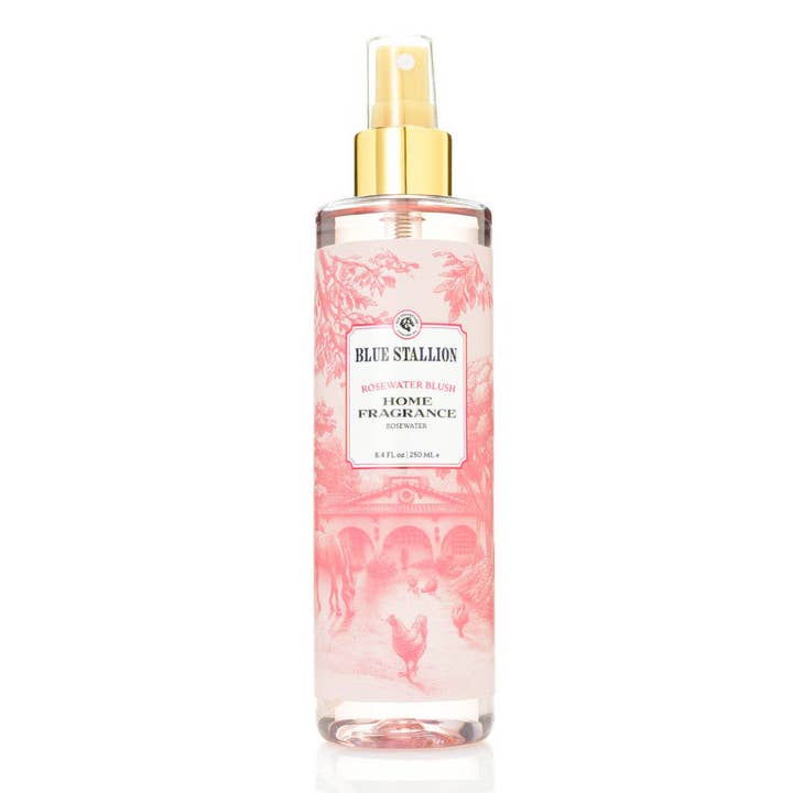 SPRAY D'AMBIANCE PARFUMÉ ROSEWATER BLUSH 250ML pour la vente par Blue Stallion Farm