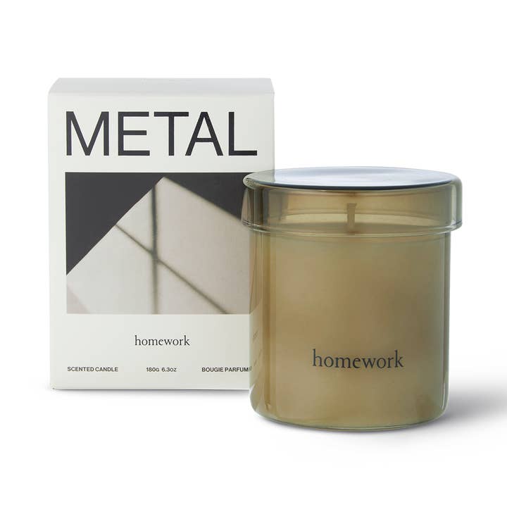 Homework - Wholesale Jar/Filled Candle - Metal Candle - 180g