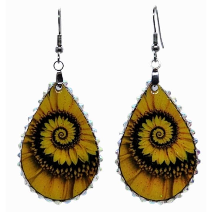 Boucles d'oreilles tournesol pour la vente par BCD