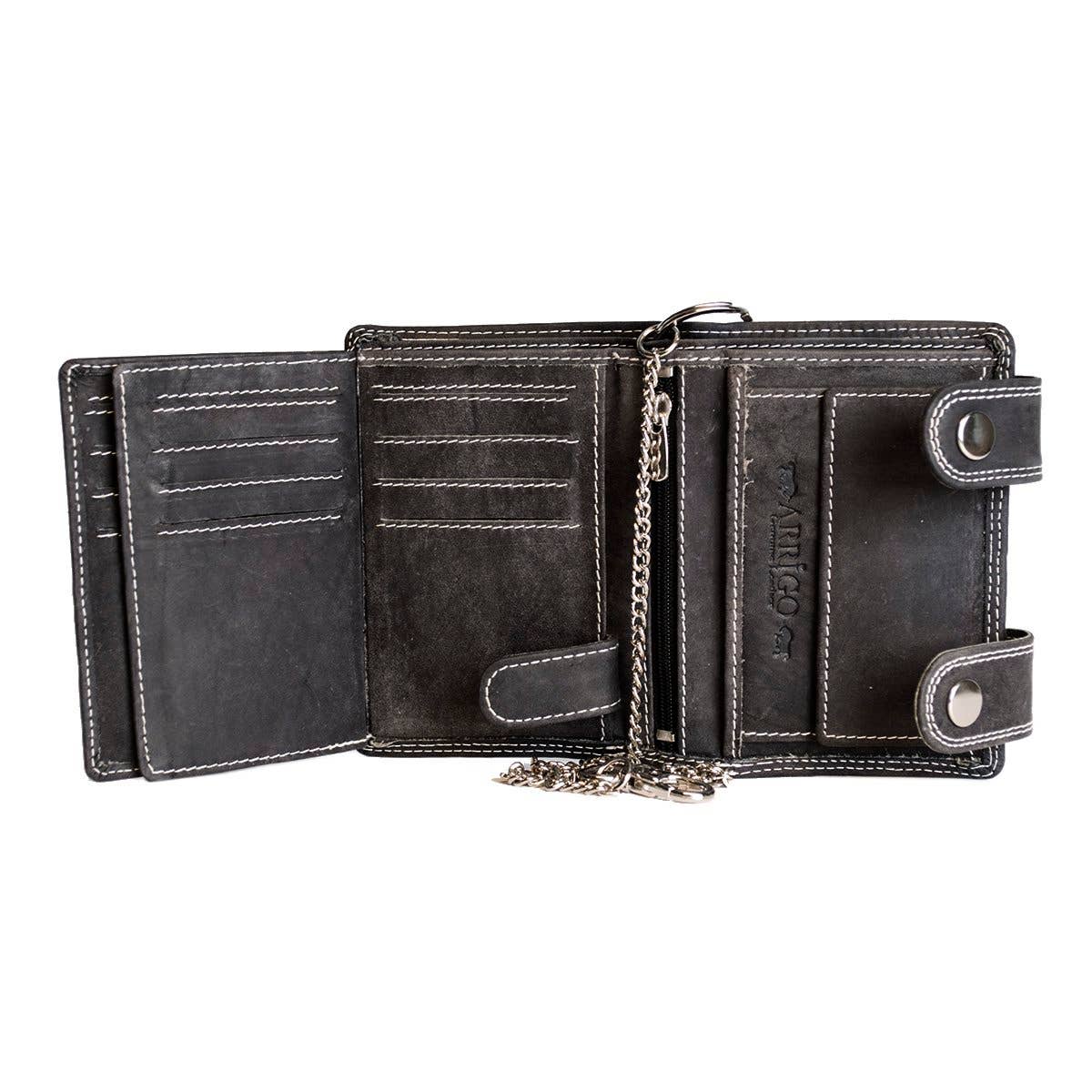 Arrigo – wholesale Wallet – Unisex – Women's Wallet Or Men's Wallet Leather With Chain15