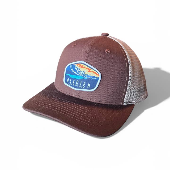 PNW Apparel – wholesale Truckerkeps – Unisex – Glacier National Park Snapback Hat