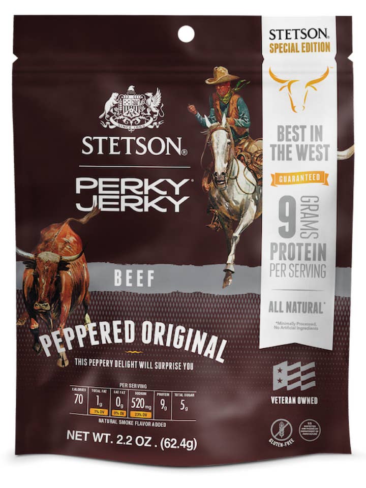 Stetson x Perky Jerky Original Poivré pour la vente par Perky Jerky