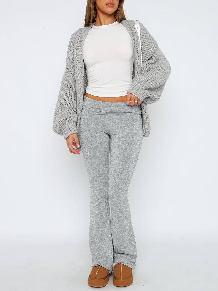 Rosa Clothing - Wholesale Pants - Women's - basic low rise flare pant3