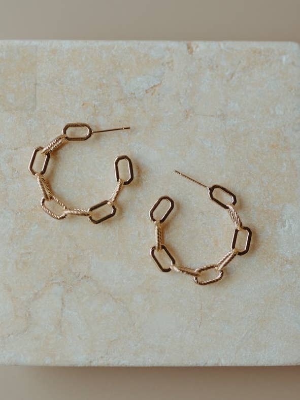 Aros de corrente de ouro por atacado de MoonFire