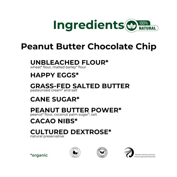 THE PANZA - Wholesale Cookie - Peanut Butter Chocolate Chips Gourmet Cookie Snack2