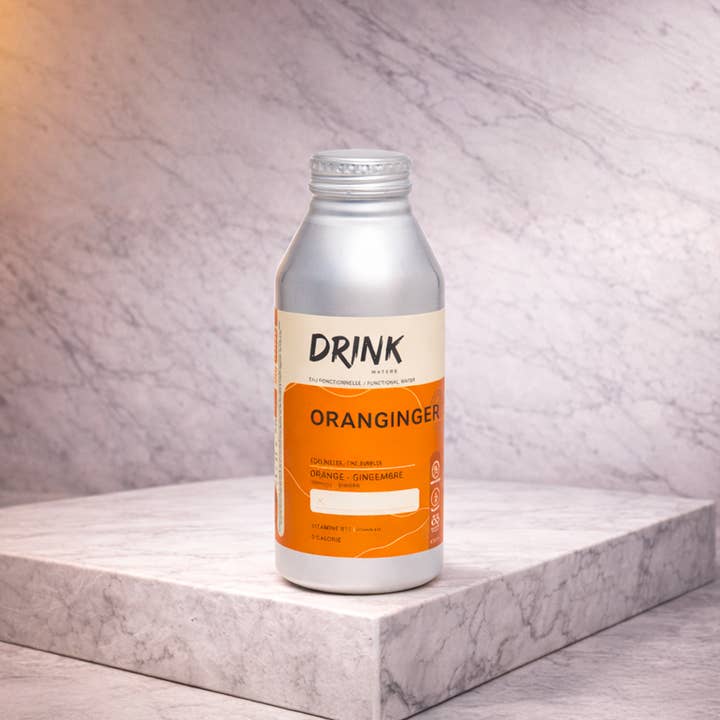 ORANGINGER Functional Carb. Waters From the Alps Aluminium for wholesale by Drink Waters