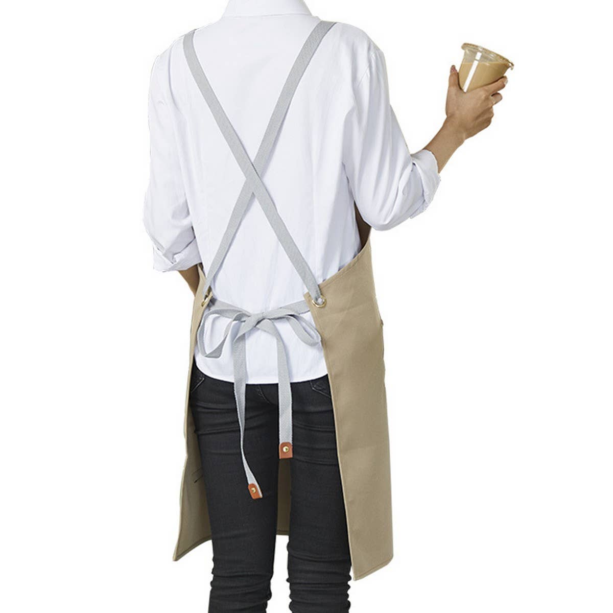 NINEXIS - Wholesale Apron - CWMM1833_Canvas Waterproof Work Apron4