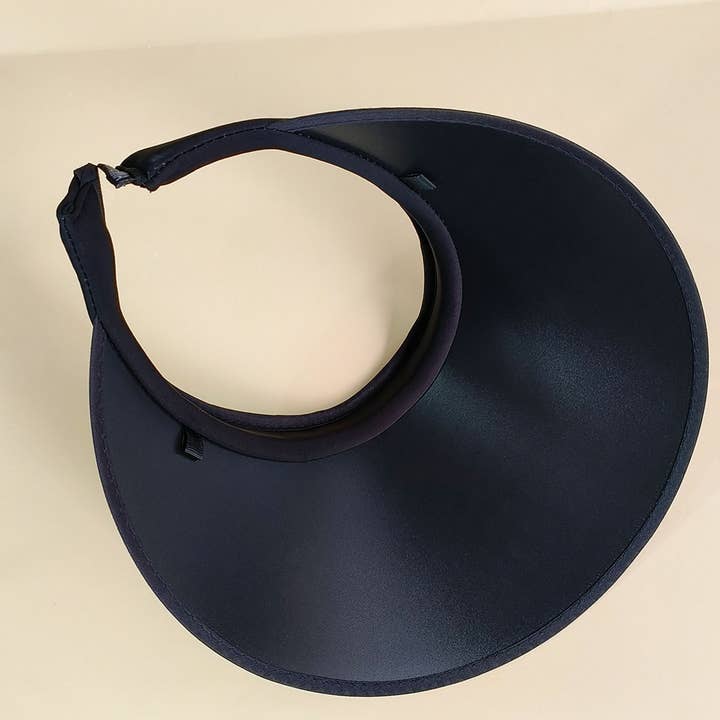 ACCITY - Wholesale Visor - Women's - TWO TONE STRAW VISOR HAT_CWAH04672