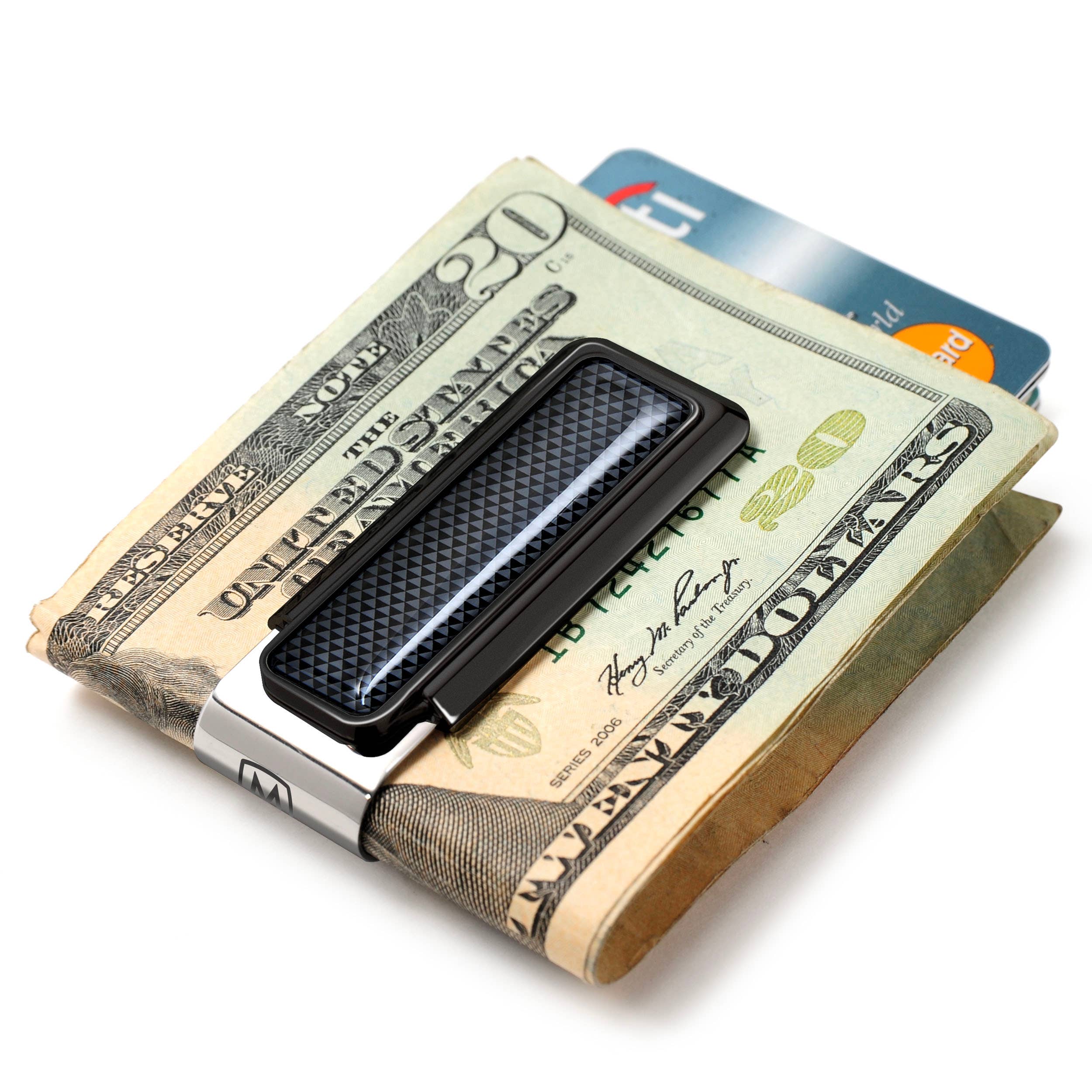 M-Clip – wholesale Money clip – Unisex – Ultralight Black CLUR Money Clip1