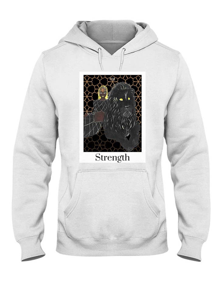 Strength Tarot Card Hoodie for wholesale by D. Ridley Designs