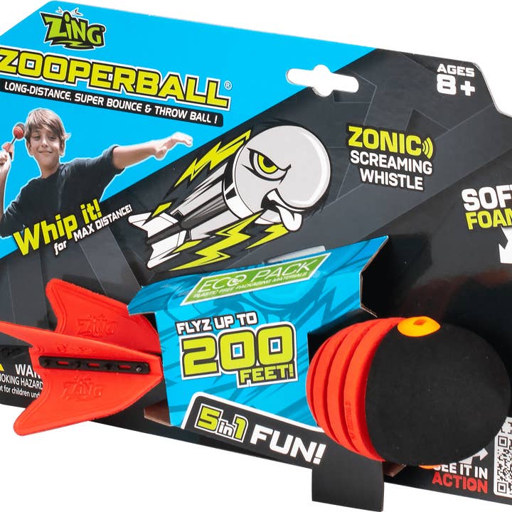 Zing - Wholesale Sports Ball - Kids - Zing Zooperball - Long-Distance Super Bounce & Throw Ball