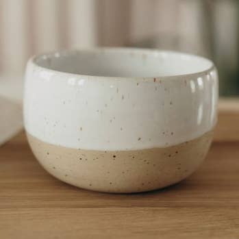 Matcha-skål vit för wholesale av Töpferei am Wald