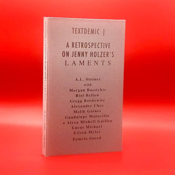 Textdemic | A Retrospective on Jenny Holzer’s Lament for wholesale by GenderFail