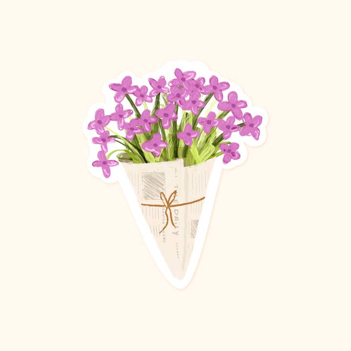 Forage and Roam Design Co., LLC - Wholesale Sticker - Flower Bundle Sticker1