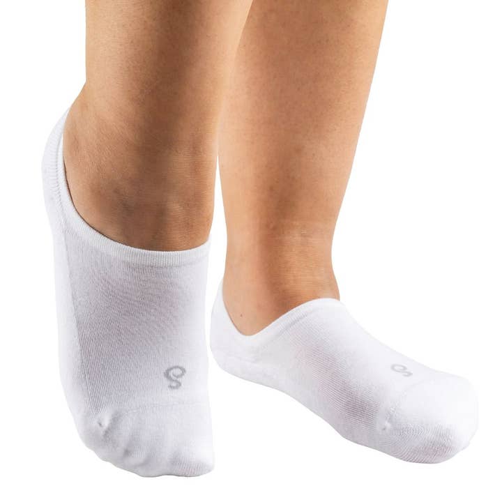 No-Show Socks | Organic Combed Cotton | White | hipSwan UK for wholesale by hipSwan