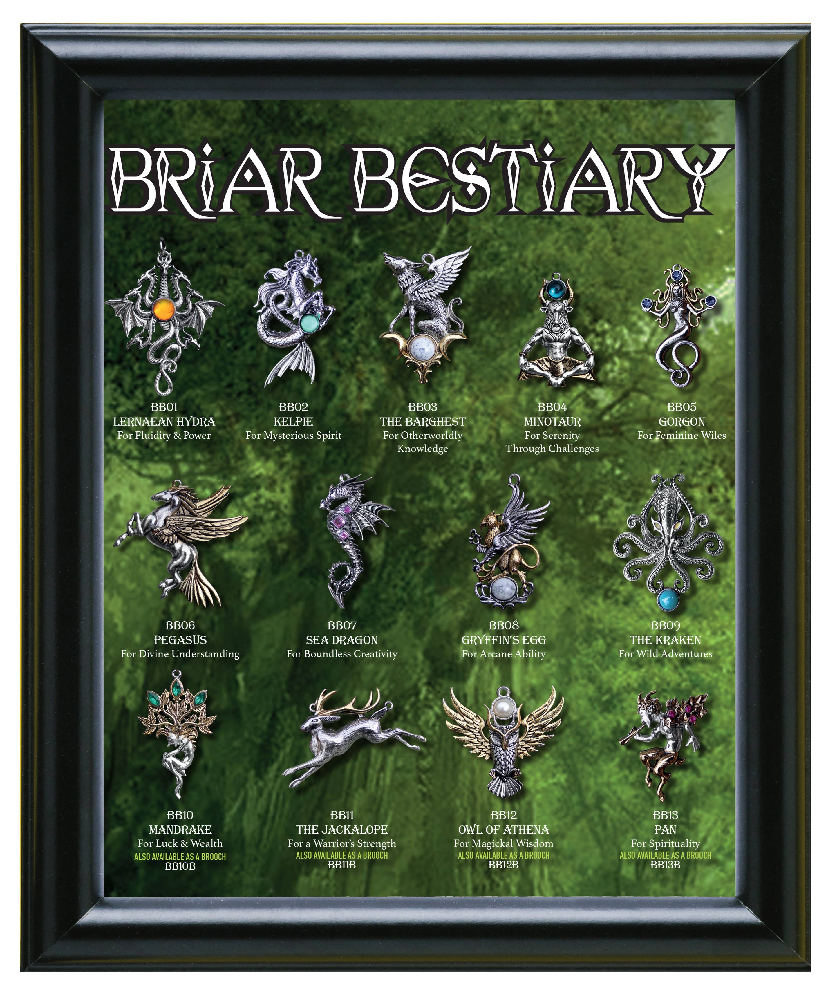 Starlinks Gifts – wholesale Individuell berlock/hänge – Mandrake för lycka och rikedom hänge av Briar BB101