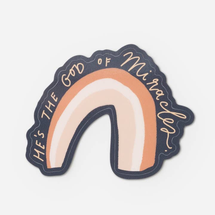 Naomi's Happy Place Shop - Wholesale Sticker - God of Miracles Sticker