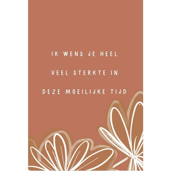 Thalien – wholesale Vardagliga hälsningskort – Kort Jag önskar dig mycket styrka under denna svåra tid0