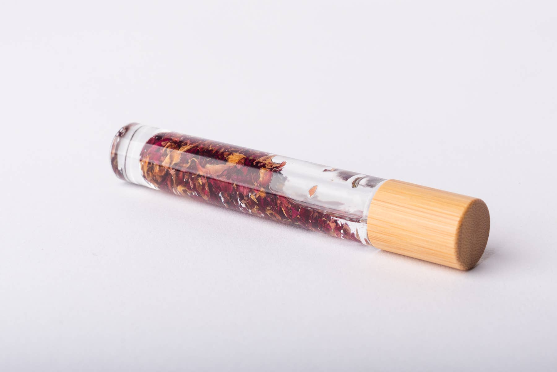 Silver Orange - Vente Rouleau beauté/visage - Flacons à rouleau botaniques biologiques, vides avec de vraies fleurs10