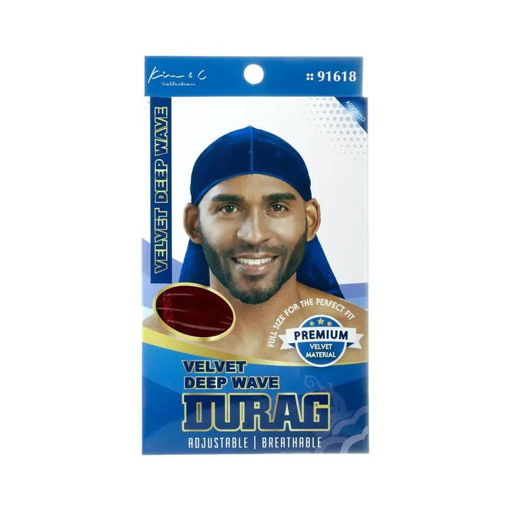 KIM & C Velvet Deep Wave Durag KIM & C Velvet Deep Wave Durag