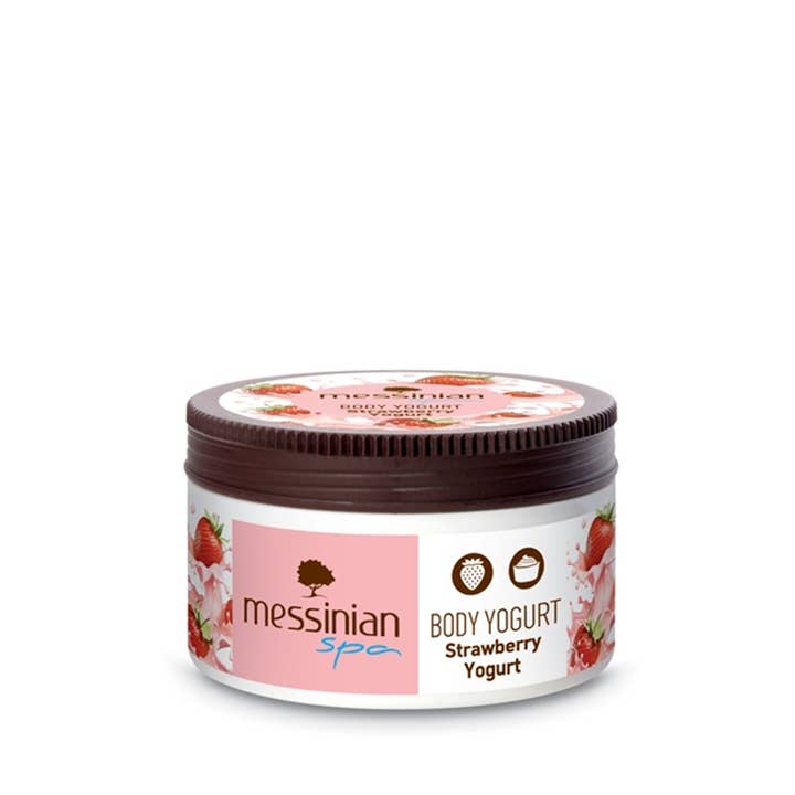 Hidratante Corporal de Iogurte de Morango Messinian Spa por atacado de IngrossoBeauty by INCI Srl