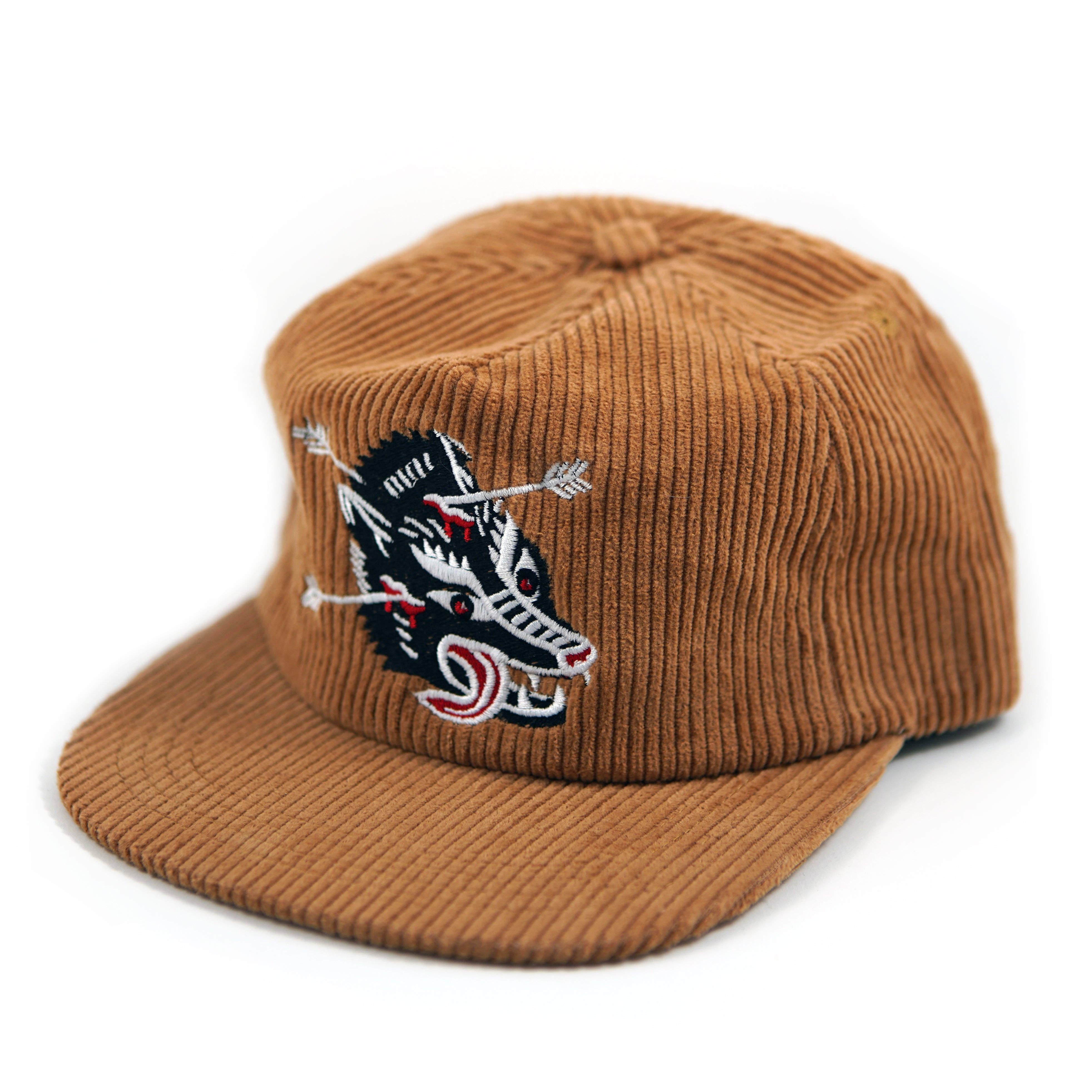 Stuntin Goods - Vendita all'ingrosso Cappellino con visiera piatta - Unisex - Cappello Wolf Corduroy5
