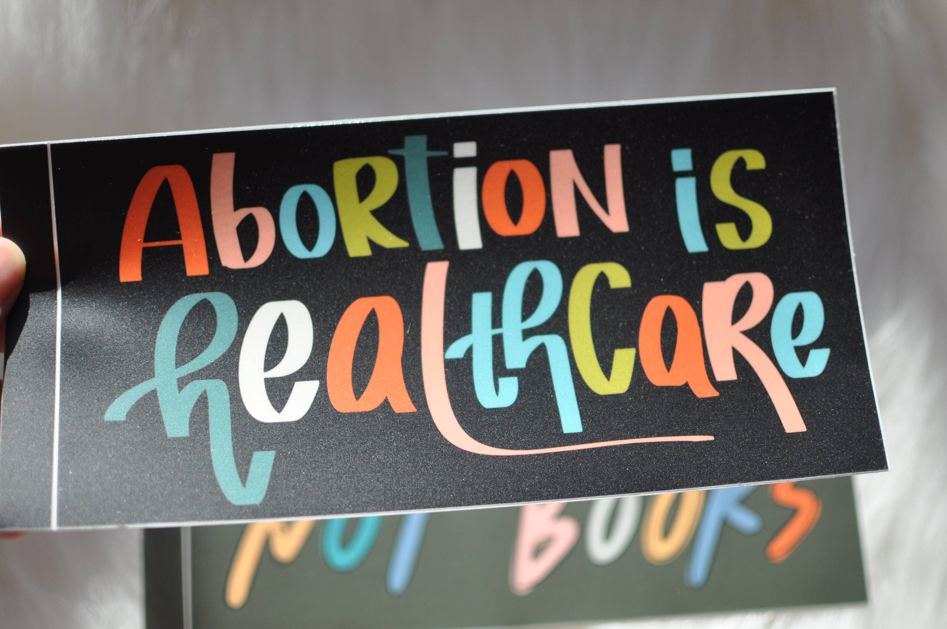 TokeiDesign - Wholesale Sticker - Ban Guns Not Books Bumper Sticker| Abortion Is Healthcare4