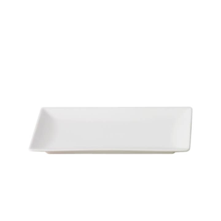 Aida A/S – wholesale Dinner plate – Quadro White - Stoneware Rectangular Plate 25 X 15 Cm 1 Pcs