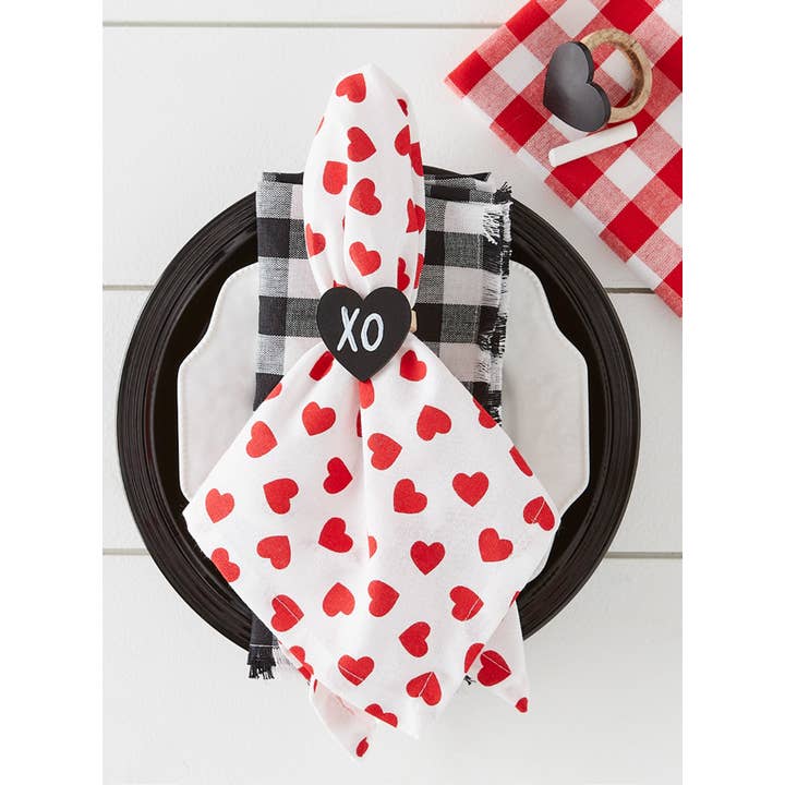 Design Imports - Wholesale Napkin Ring - Heart Chalkboard Napkin Ring4