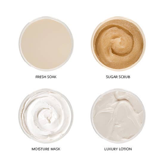 Zoya, Qtica, Smart Spa - Wholesale Nailcare Set - Qtica Smart Spa Smart Pod 4-Step Pedicure Kit- Almond Oatmeal