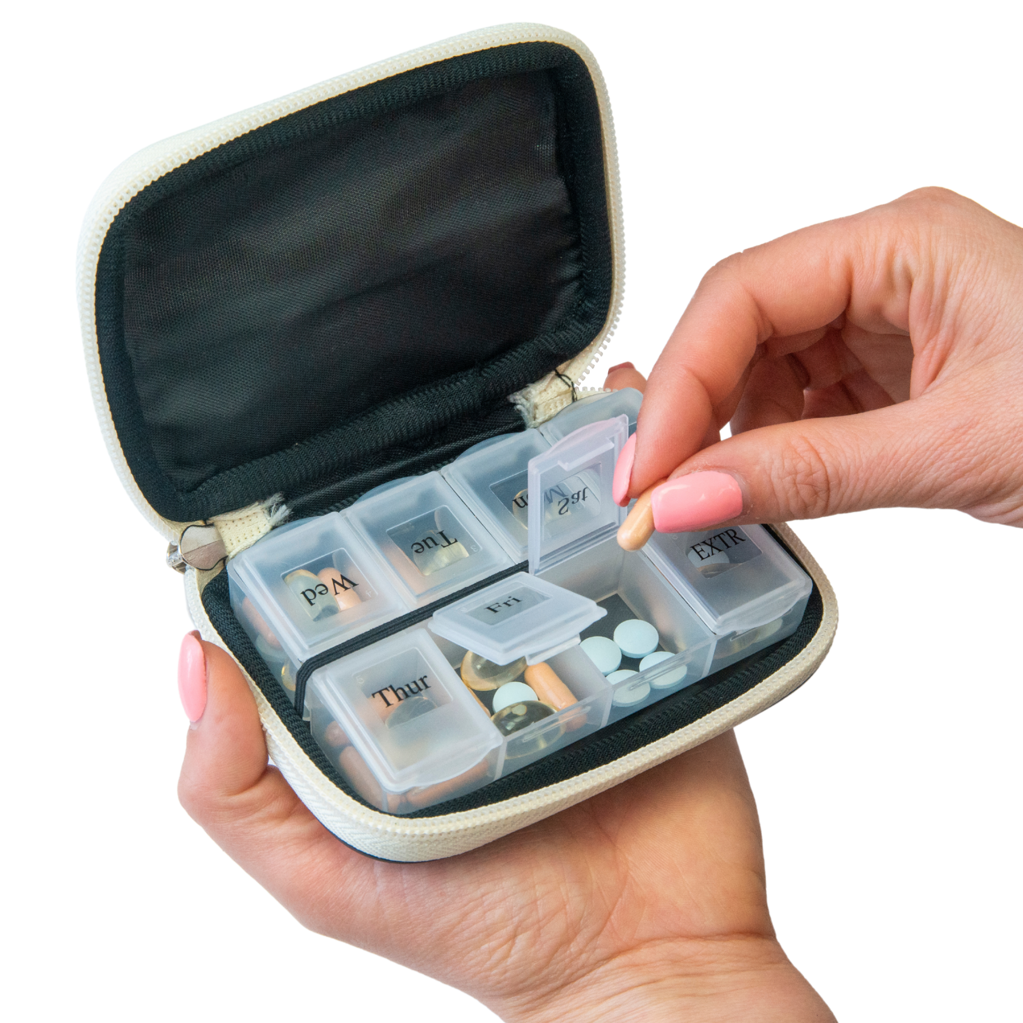 MADE EASY KIT - Wholesale Pill Organizer - Made Easy Kit Pill Case - 7-Day Travel Medicine Organizer17