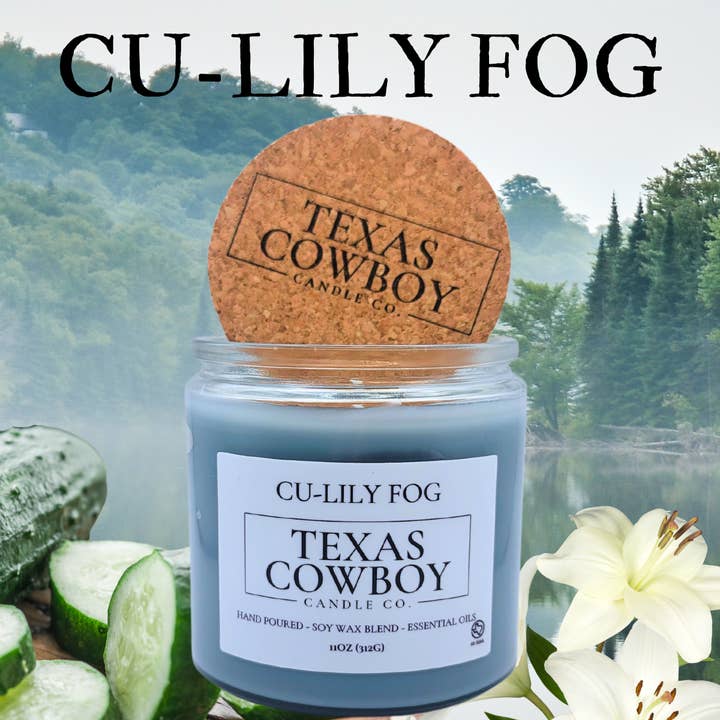 Cu-Lily Fog for wholesale by Texas Cowboy Candle Co.