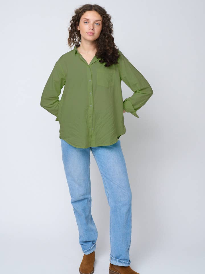 God Kæreste Skjorte - Oliven for engroshandel hos and for Good