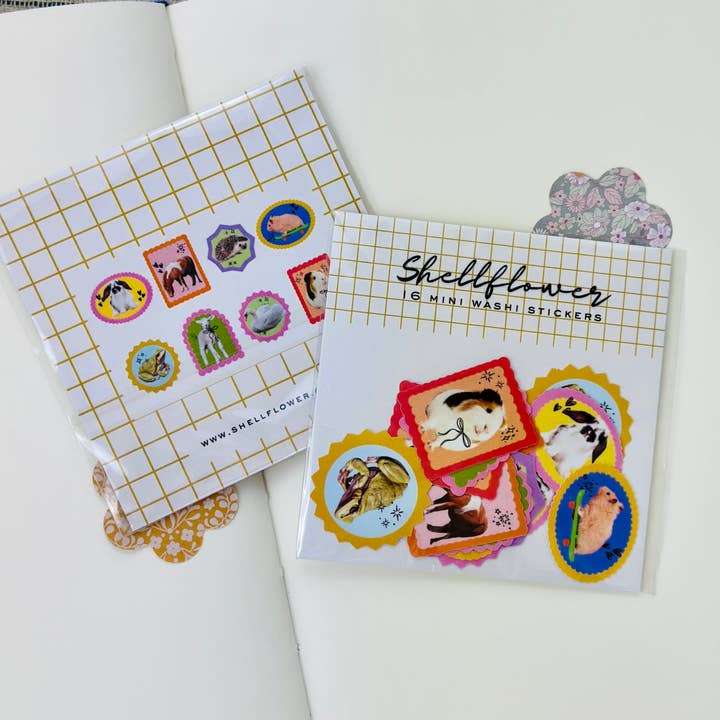 Shellflower – Adesivo por atacado – Autocolantes Flocos de Washi de Animais3