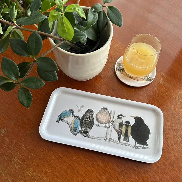 Charlotte Nicolin - Wholesale Serving Tray - Birdland - Cocktail Tray 2