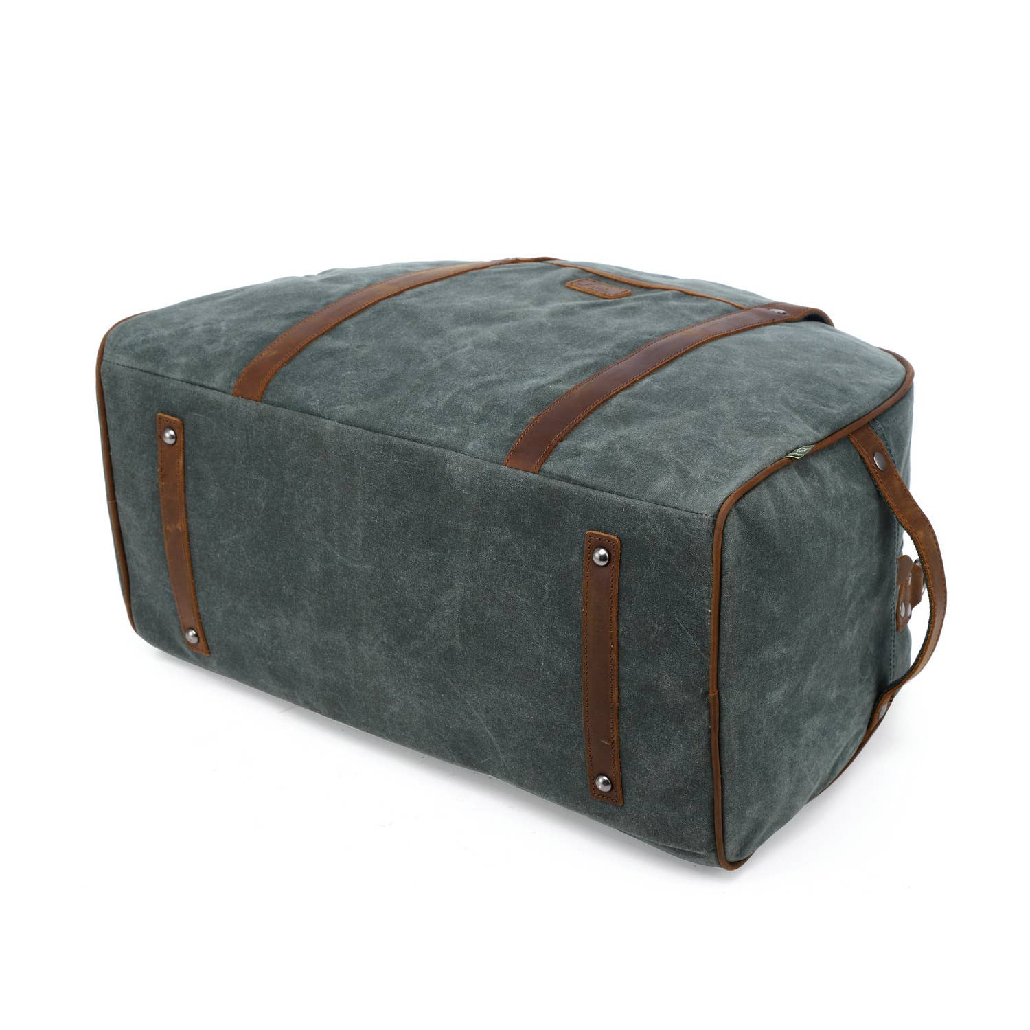 TSD Brand - Wholesale Weekender Bag - Unisex - Stone Creek Waxed Canvas Travel Bag5