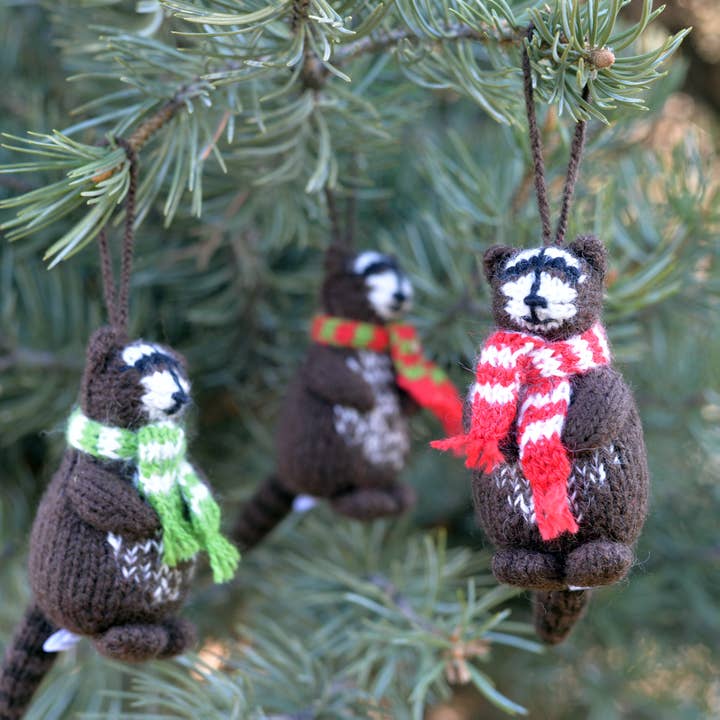 Melange Collection - Wholesale Ornament - Raccoon Ornaments
