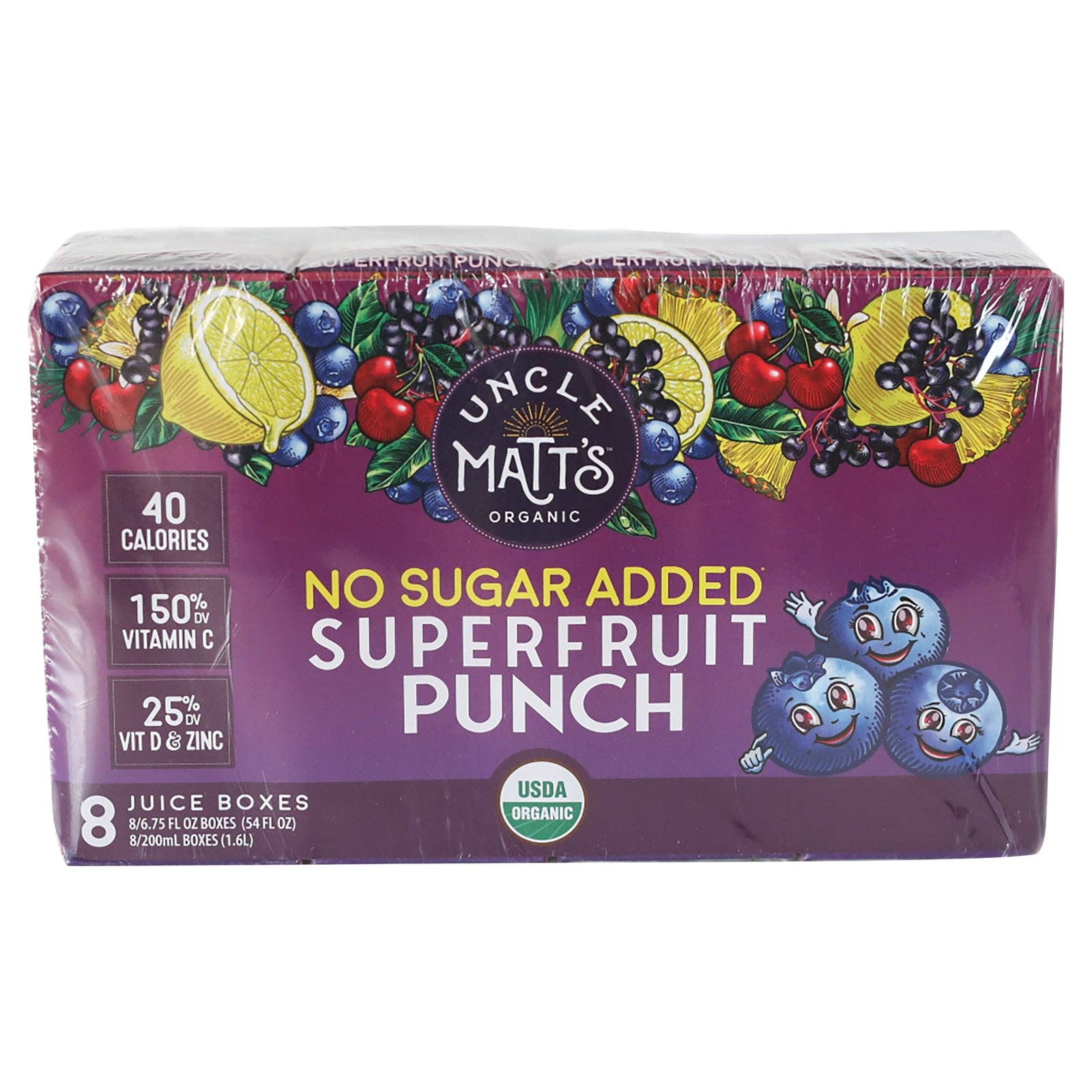 Everyday Supply Co - Wholesale Fruit Juice - Uncle Matt's Organic Superfruit Punch Juice Box, 4-Pack0