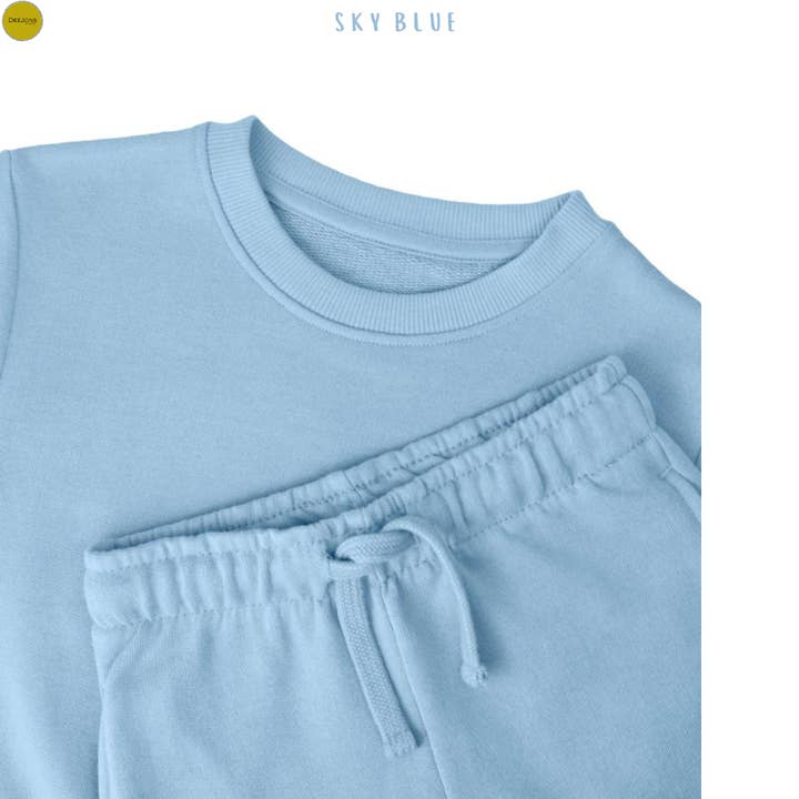 DeeJons Blanks – wholesale Top & short set – Kids – Children Oversized Sweatshirt & Short Set