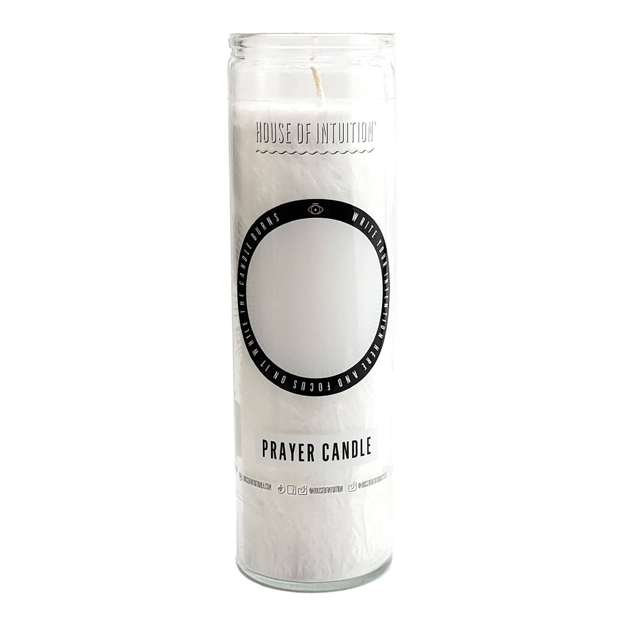 House Of Intuition - Wholesale Novelty Candle - White "Write-Your-Own-Prayer" Candle - REVERSAL WORK / HEALING0