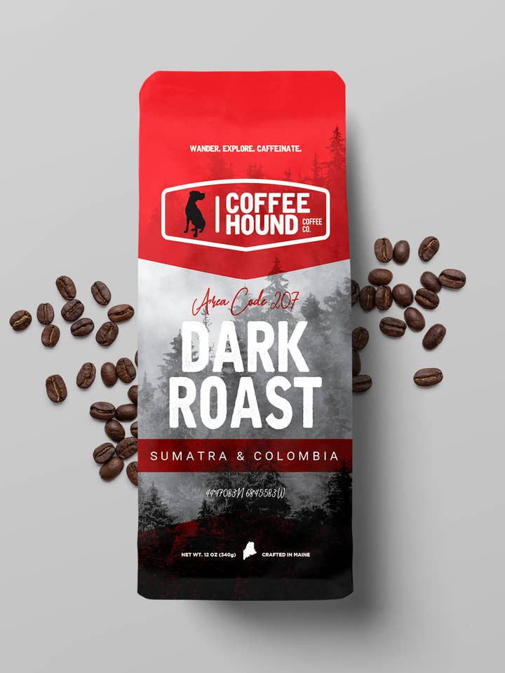 Dark Roast (Area Code 207) for wholesale by Coffee Hound Coffee CO
