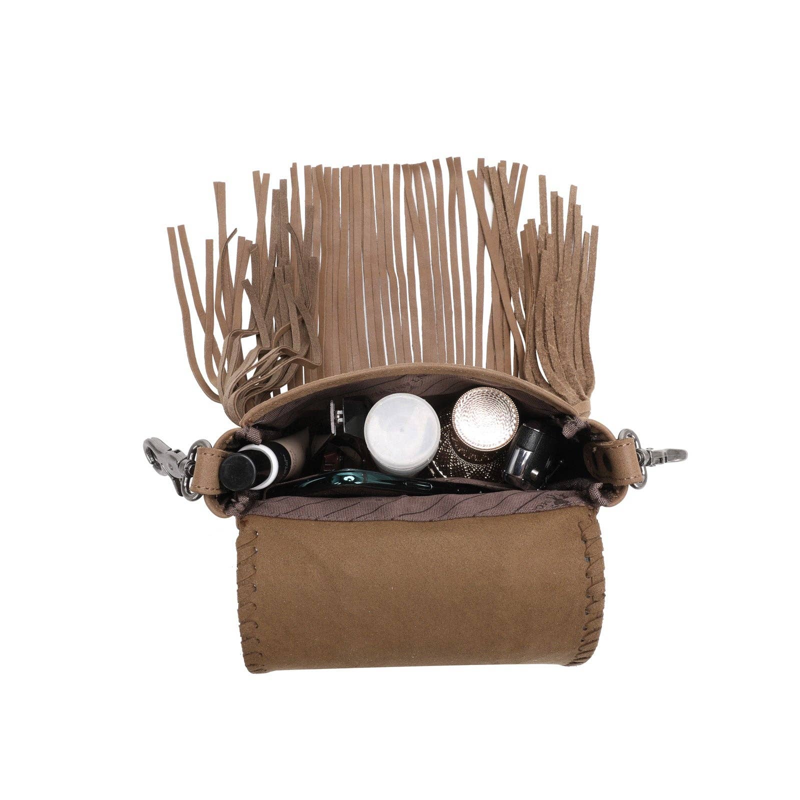 REMOVED BRAND - Wholesale Crossbody Bag - Women's - RLC-L168 Montana West Genuine Leather Tooled Collection Frin5