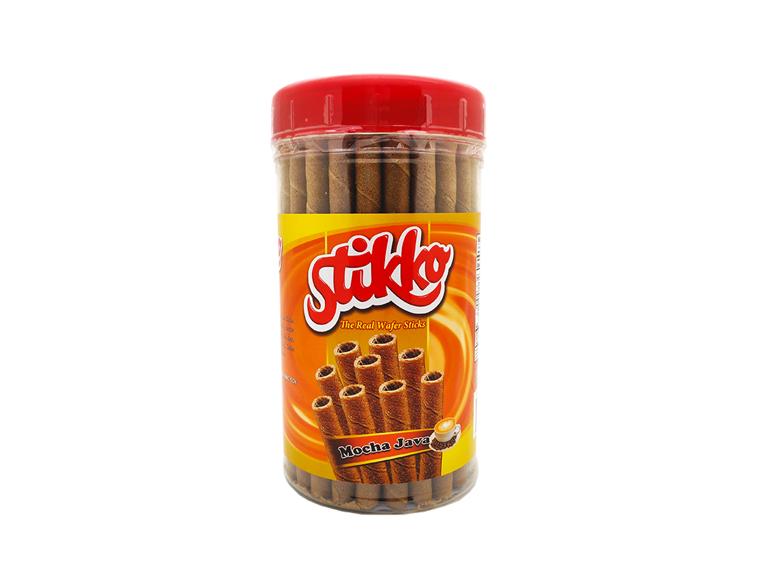 Takari International, Inc. - Wholesale Cookie - Stikko Wafer Sticks- Mocha Java, 12 Jars/Case – 14.10oz(400g)0