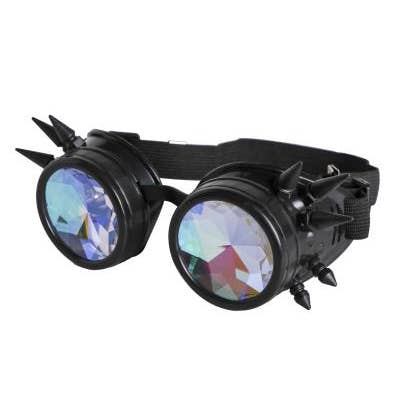 Western Fashion – Großhandel Sonnenbrille – Damen – 68747 - Steampunk-Kaleidoskop-Brille - Psychedelic13