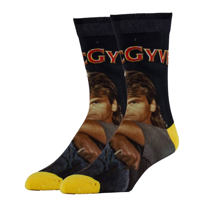 Only MacGyver | Lustige Baumwollsocken mit Rundhalsausschnitt für Herren für den Großhandel von Oooh Yeah/Sock It Up/Oooh Geez Slippers